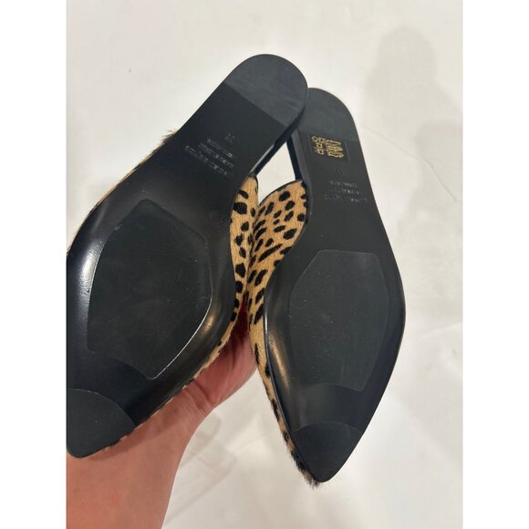 JENNI KAYNE Pony Calf Hair Mule Cheetah Size 35 NEW - Picture 5 of 6